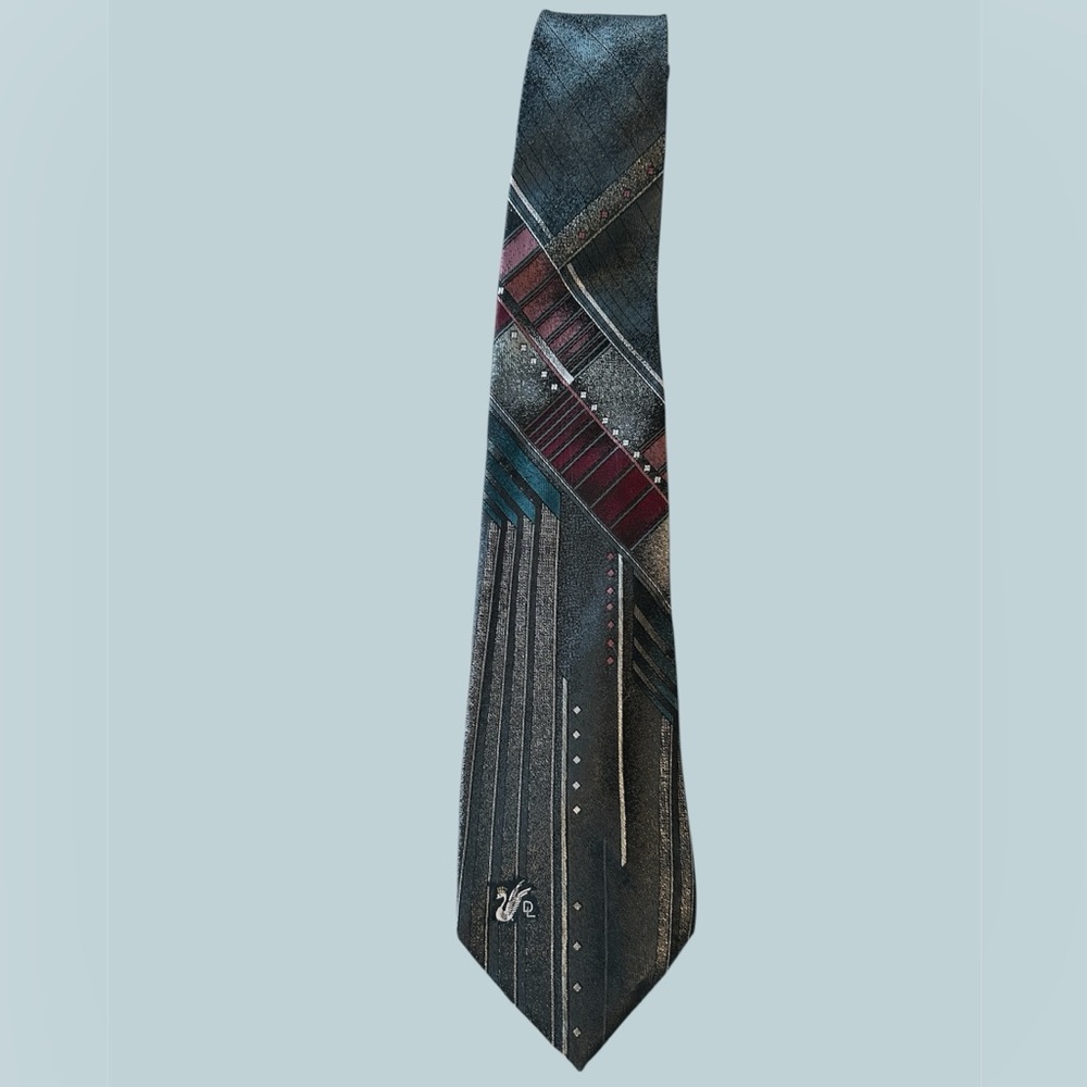 1980s Vintage Designer Don Loper Neck‎ Tie:  80s 90s